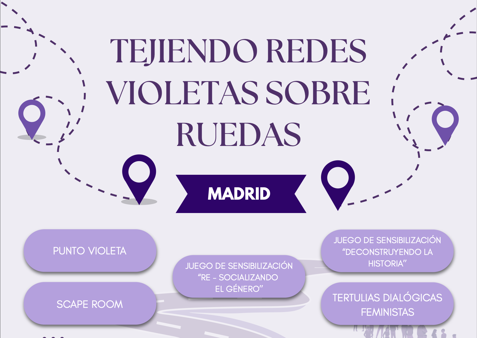 Teje redes violetas este 29 de abril en la Facultad de Filosofía | más información aquí